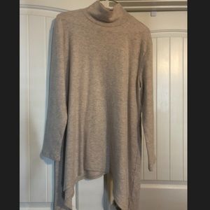Saks Fifth Avenue Light Fleece Mid-Neck Sweater